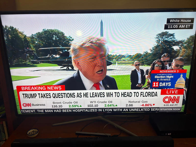 Live updates: Trump arrives at Alico Arena, set to address a full house ...