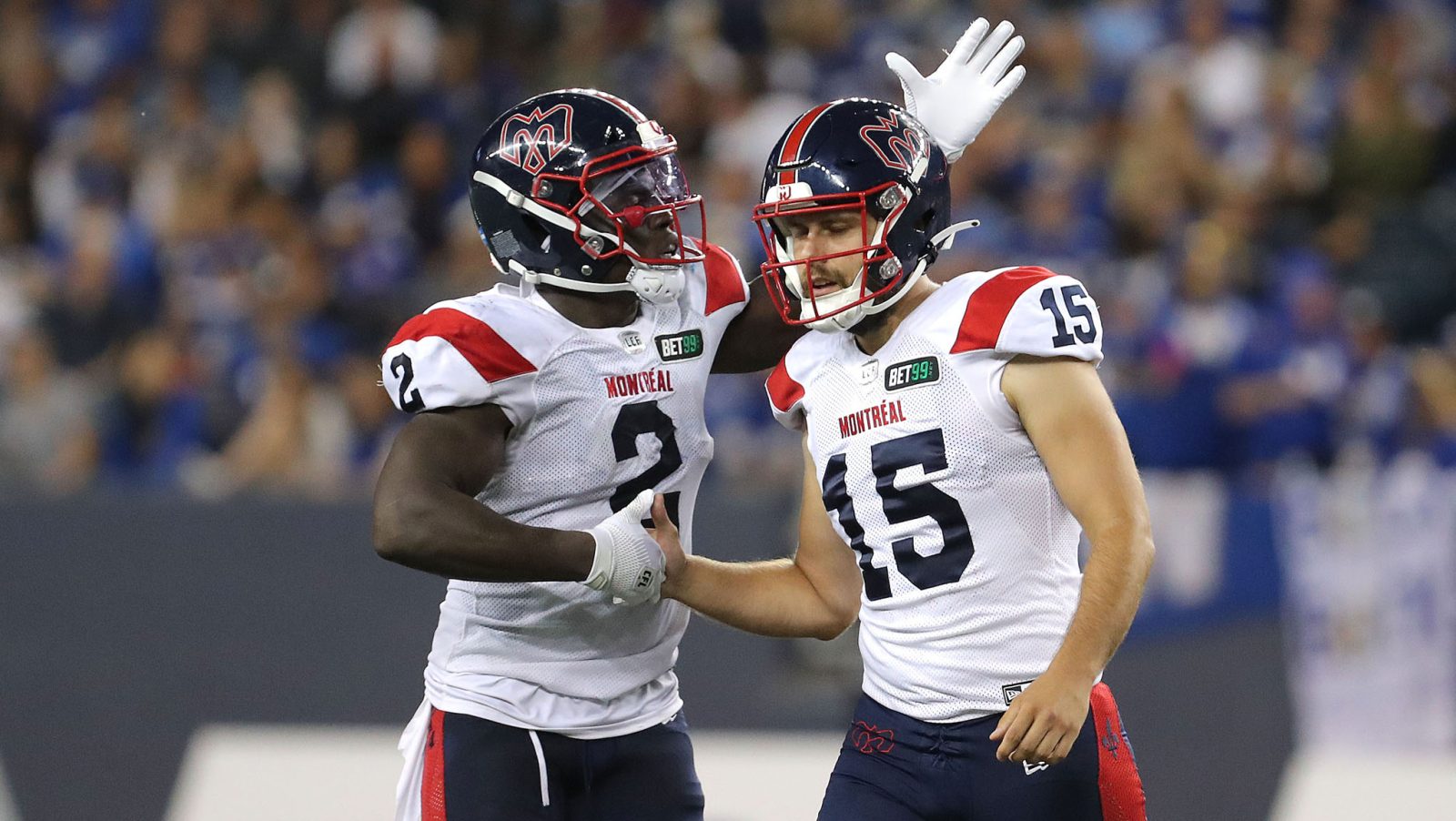 Several players returned to the Alouettes for the season’s final game
