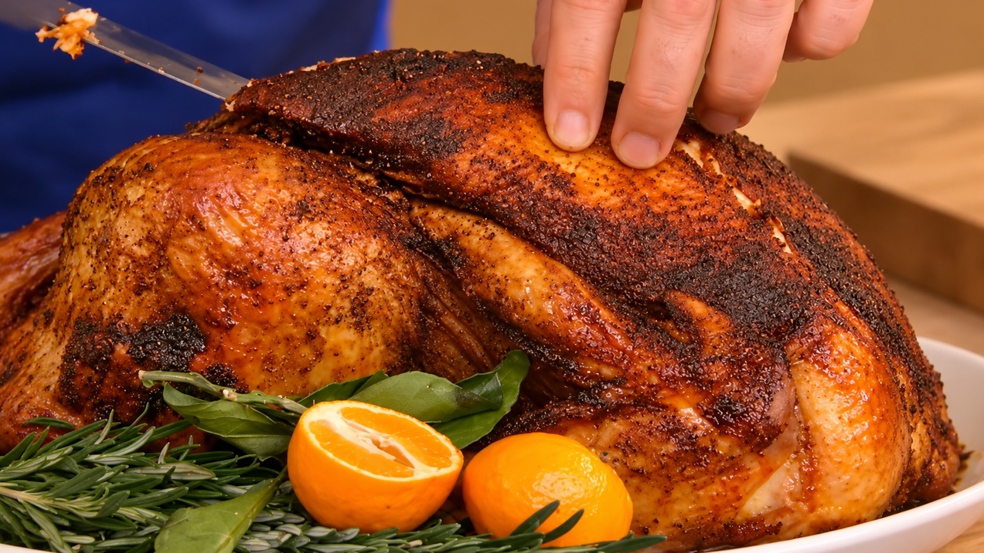 Thanksgiving roast turkey recipe: Homemade spice rub with cumin and paprika