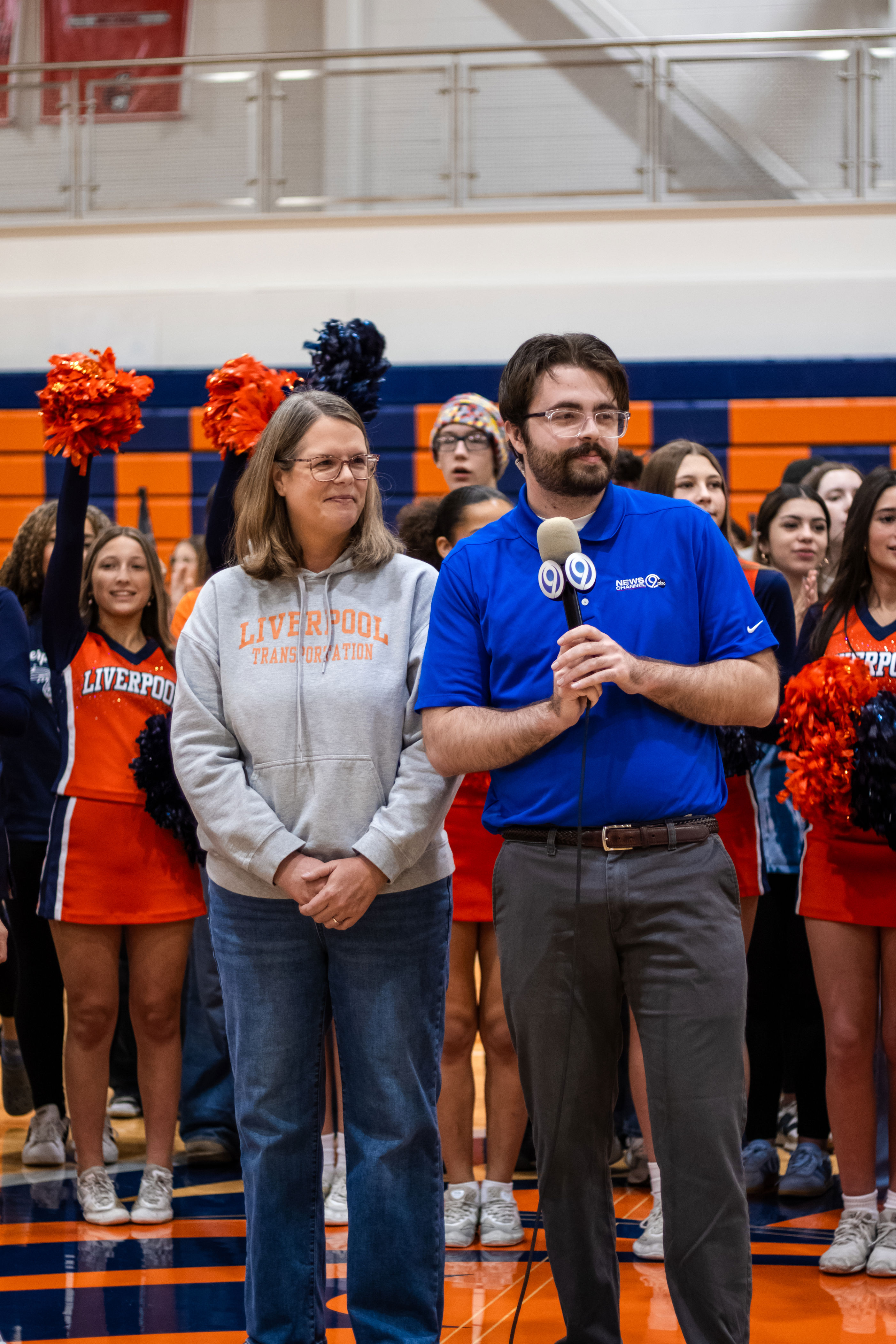 Friday morning lights: Liverpool High School