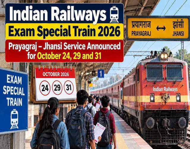 Special train service for PET examination candidates announced by ...