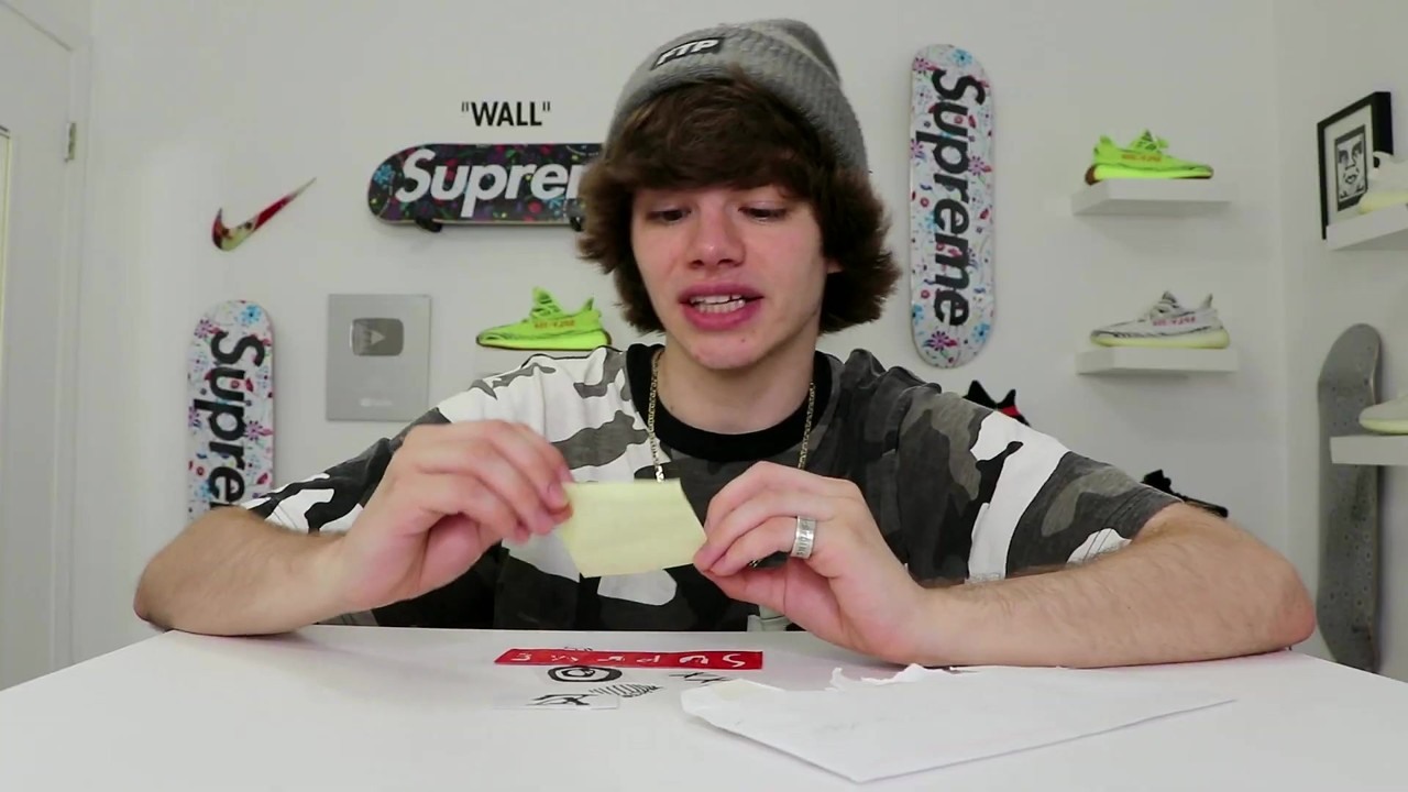 Connor opens fan mail with viewer-made streetwear art