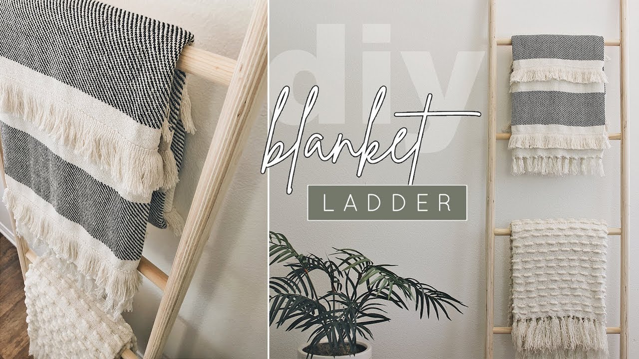 How to build a simple wooden blanket ladder
