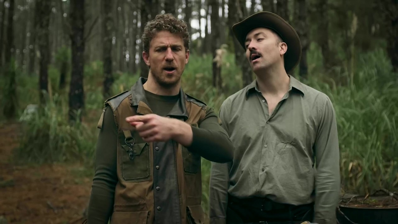 Players argue over a bazooka in a survival game