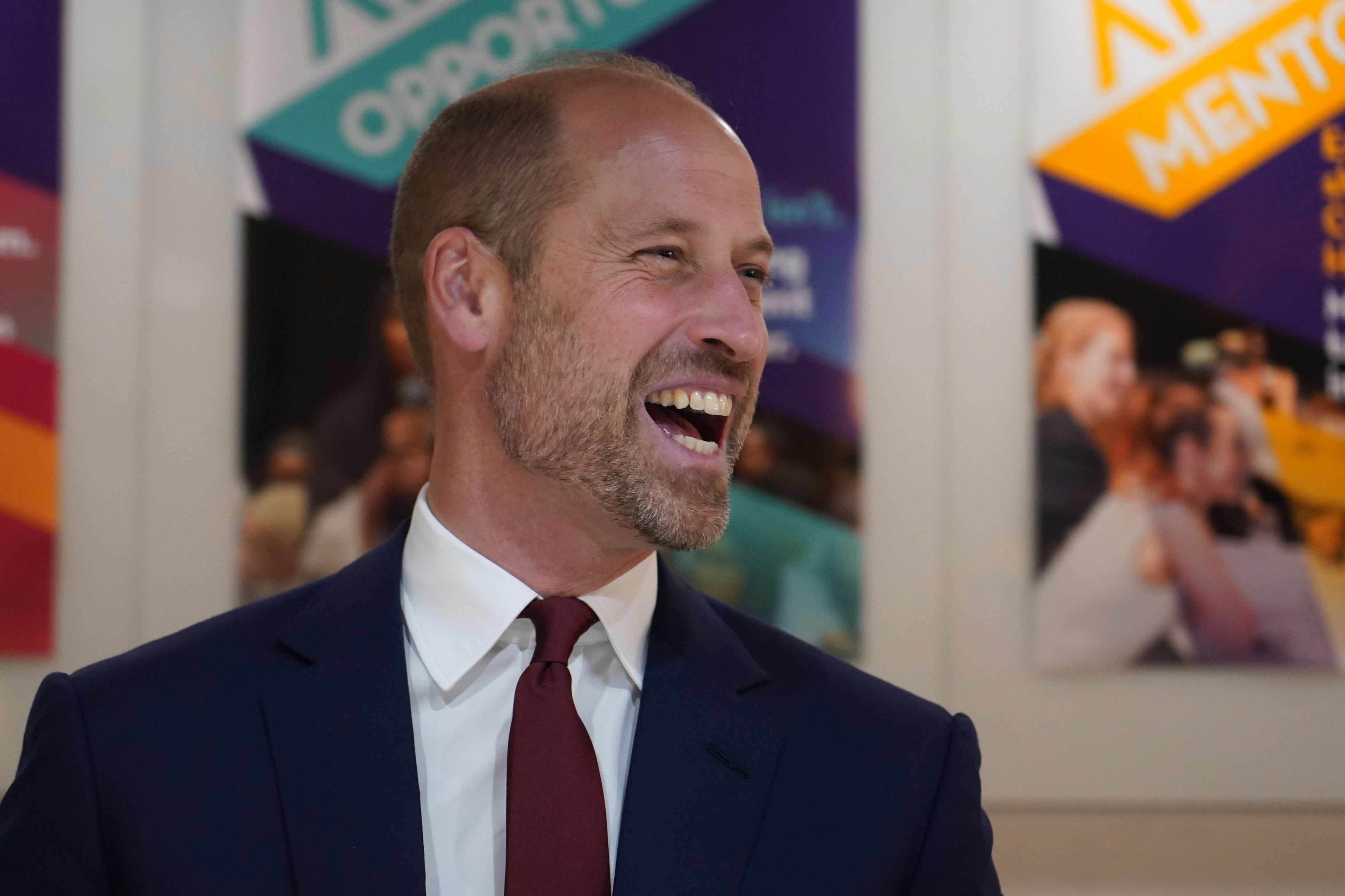 Prince William makes a rare talk-show appearance