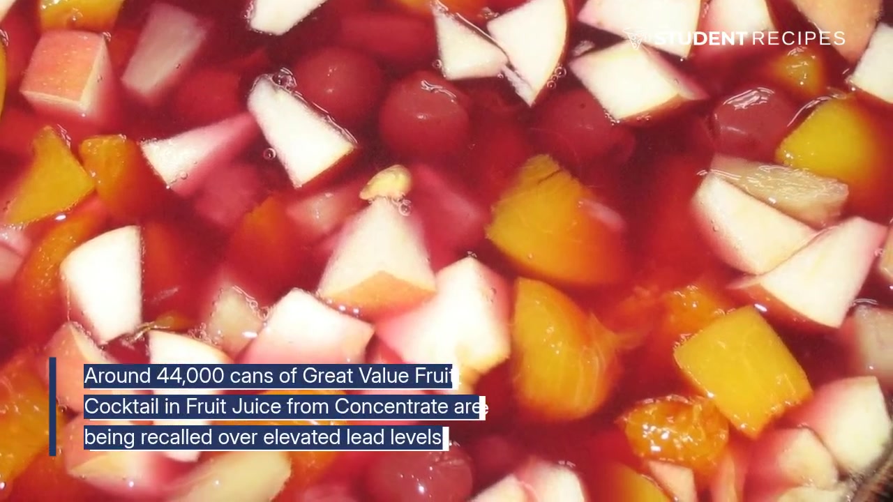 Walmart shoppers warned: 44,000 fruit cocktail cans recalled in 7 ...
