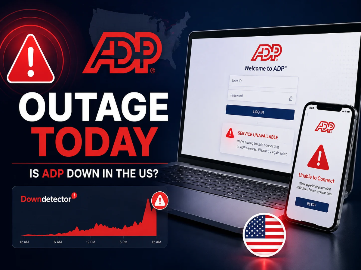 ADP outage today: Is ADP down today in the US? Users report payroll ...