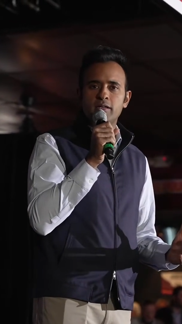 Vivek Ramaswamy defends use of controversial ad featuring opponent's ...
