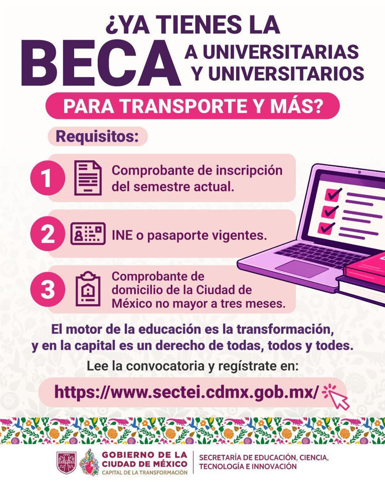 CDMX abrió el registro de la beca para estudiantes universitarios ...