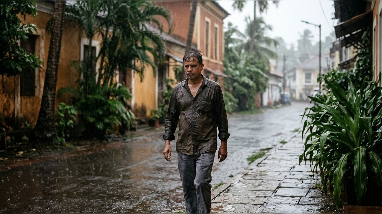 Goa experiences temperature drop as gusty winds and showers sweep the state