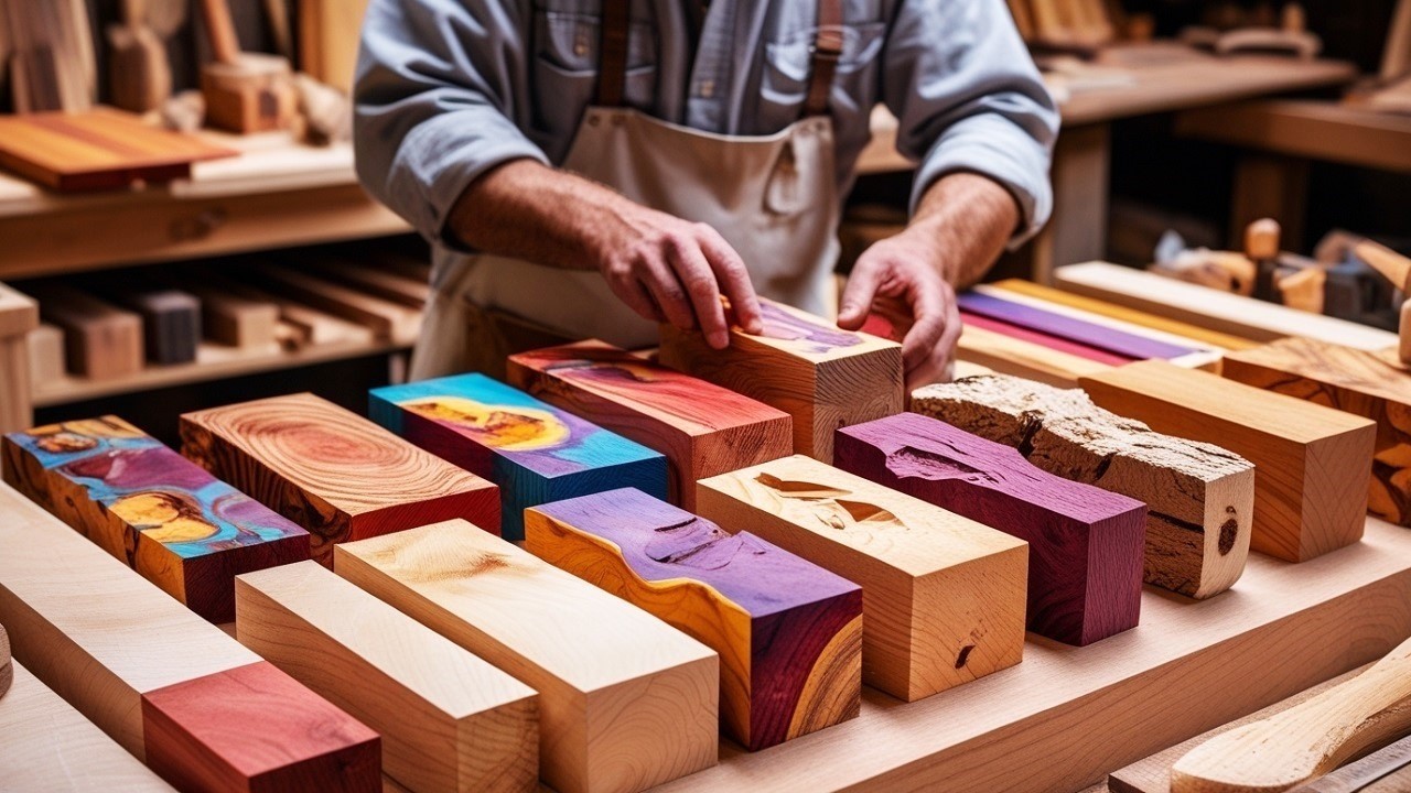 He turned useless wood scraps into a stunning masterpiece