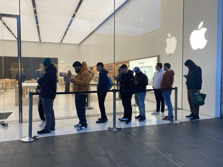 I went to Apple iPhone Duo launch in Liverpool ONE and one thing ...