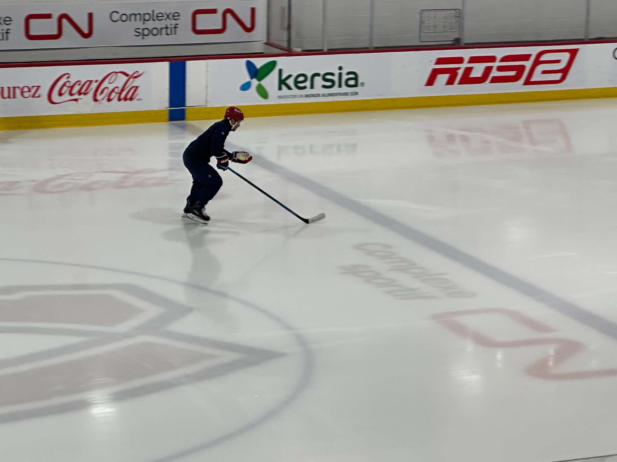 Exclusive photos: Nick Suzuki has (already) started skating again