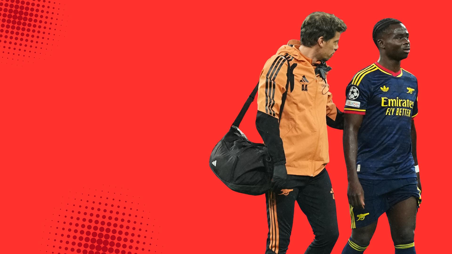 'Not good signs' – Arteta awaits scan results on Saka injury