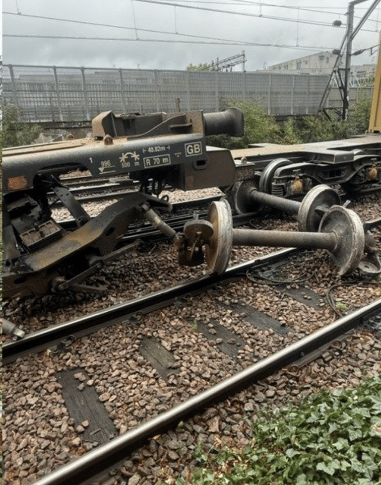 Freight train derailment causes major disruption to services