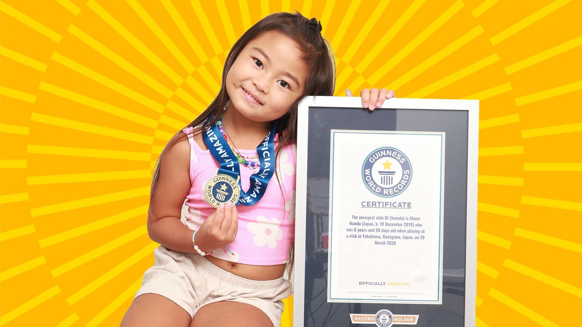 Youngest club DJ (female) - Illumi Maeda at the age of 6 years and 99 ...