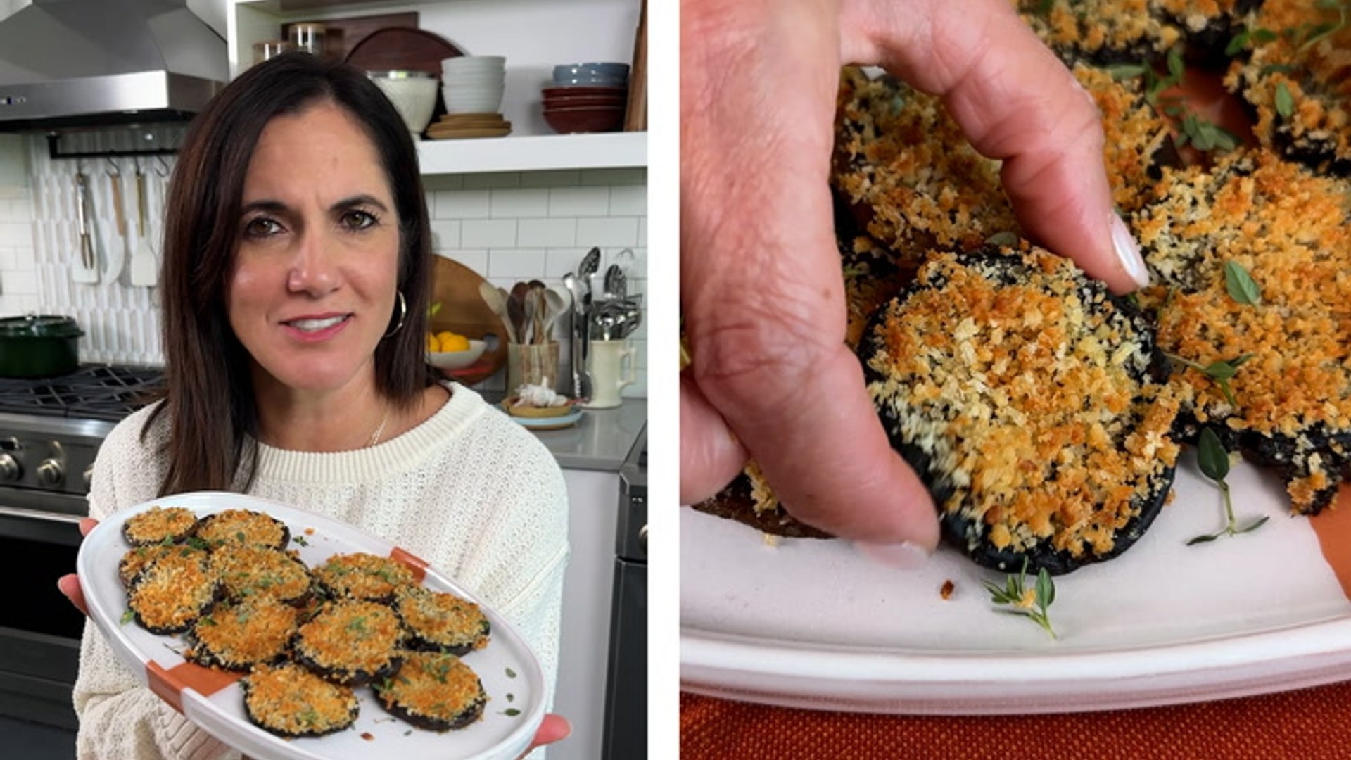 How to make crispy smashed mushrooms