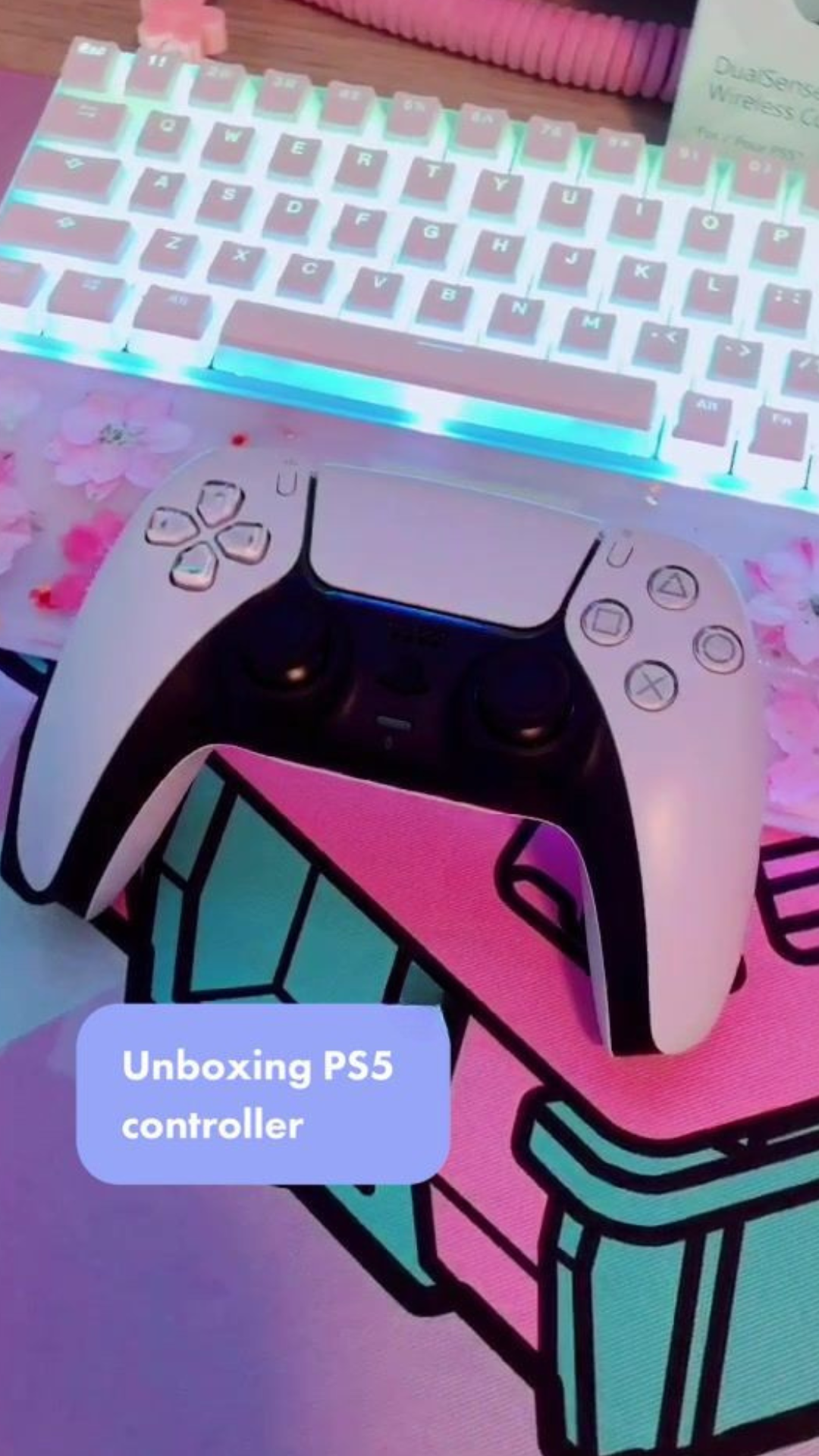 PS5 DualSense controller up close
