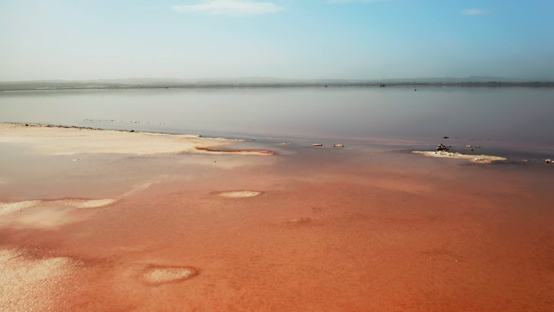 Exploring the stunning drone views of Spain's Laguna Salada de Torrevieja