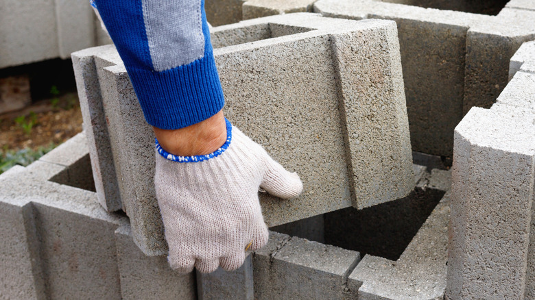 Transform concrete blocks into a charming backyard bridge