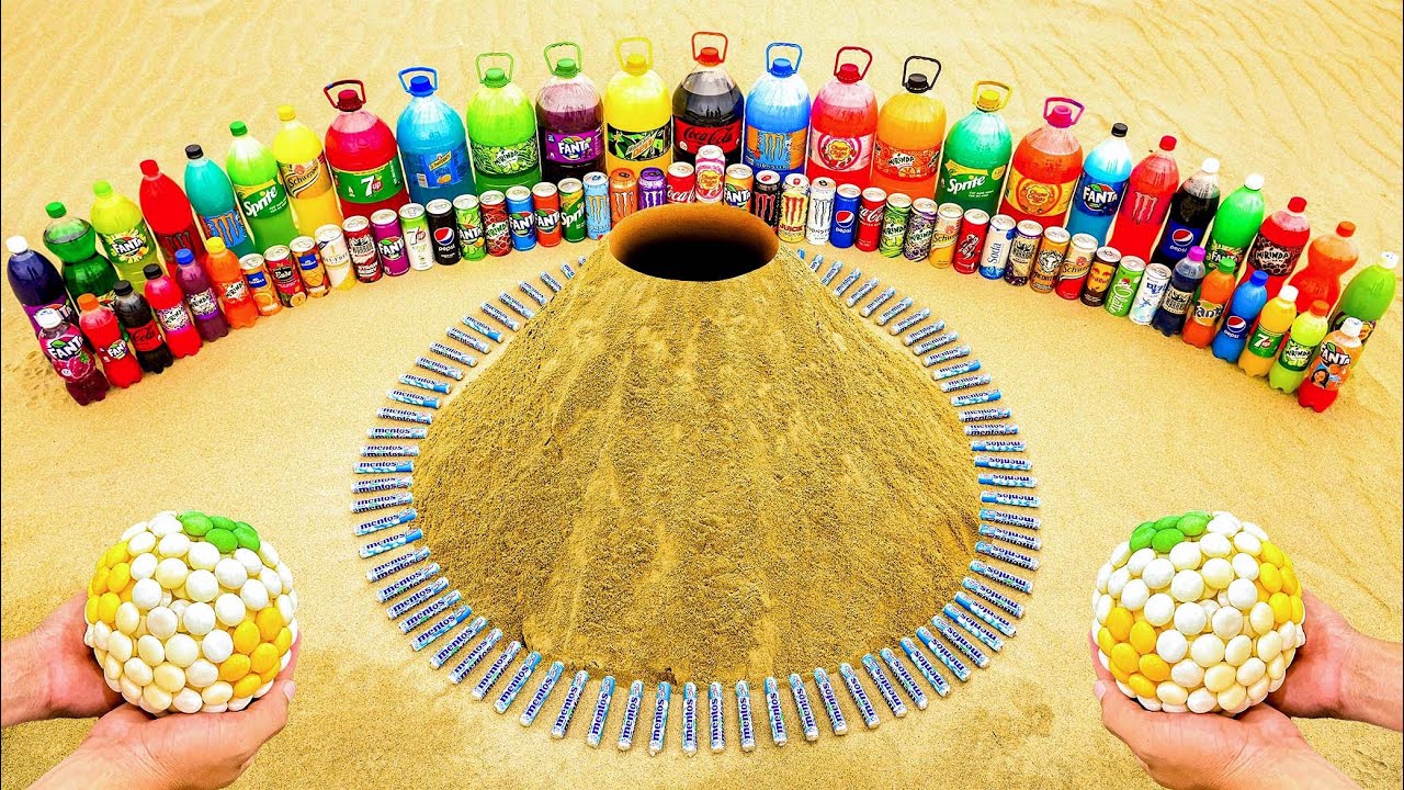 Can These Sodas Create an Underground Vulcanic Eruption?
