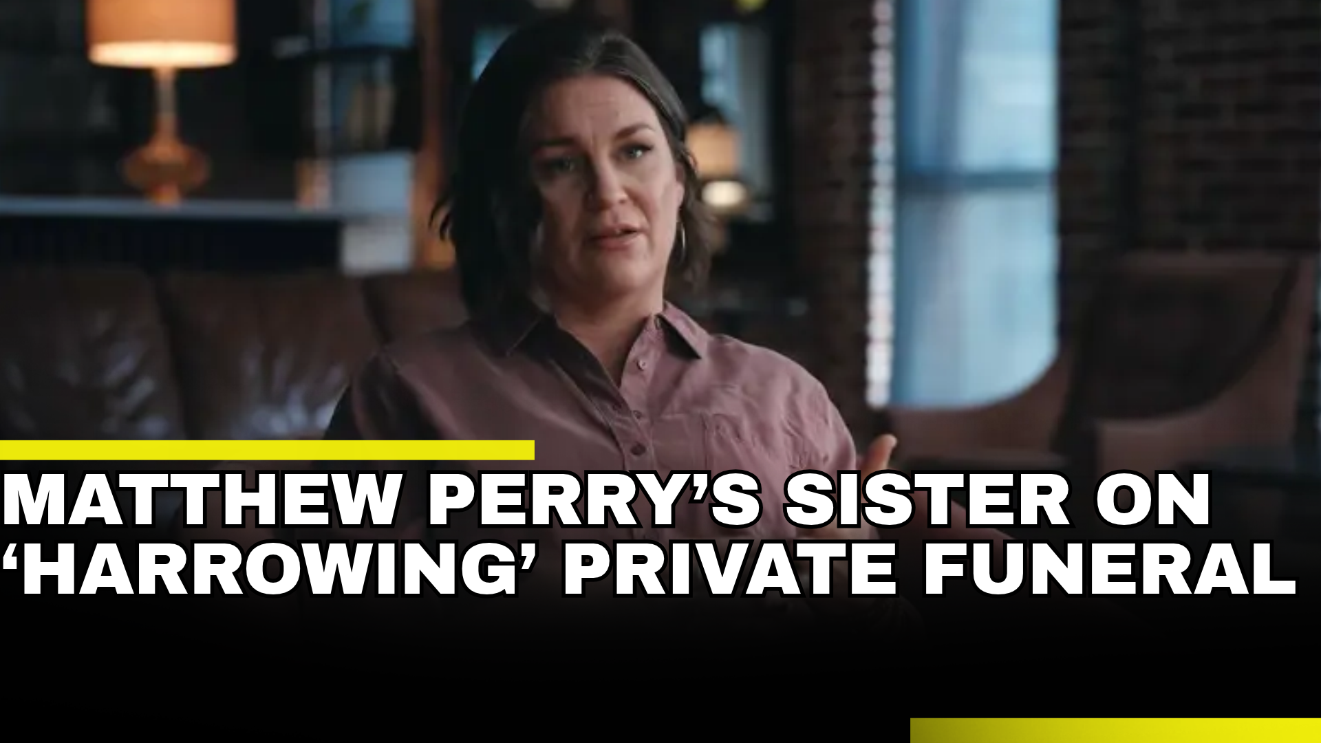 Matthew Perry’s sister opens up about ‘harrowing’ private funeral