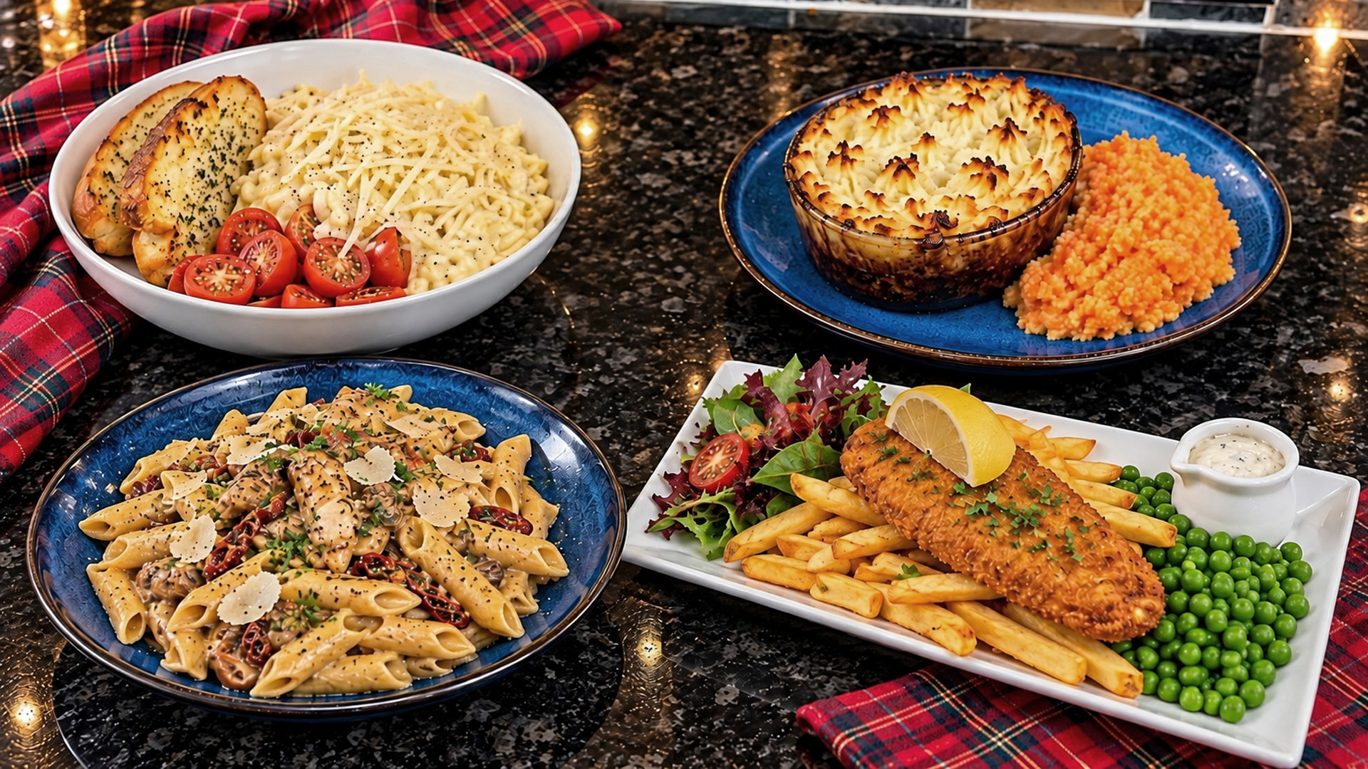 Six homemade dinners and a Sunday meal out