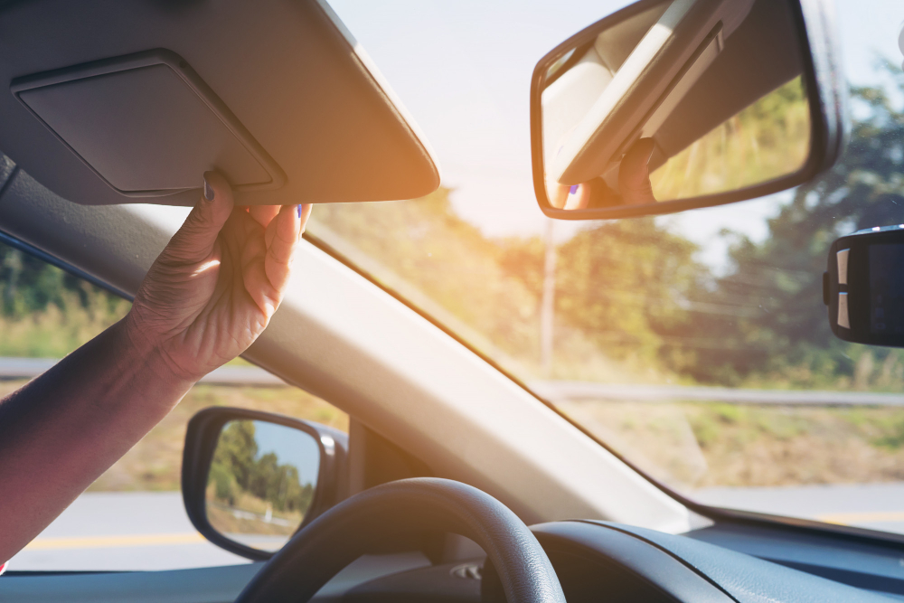 The sun visor is the last piece of cardboard in a modern car and ...