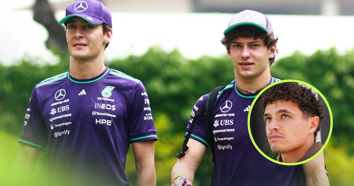 Lando Norris calls Antonelli’s F1 2026 two levels above George Russell ...