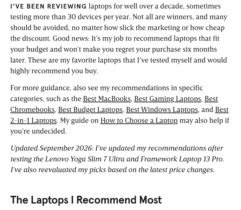 How to write listicles that earn trust and help readers decide