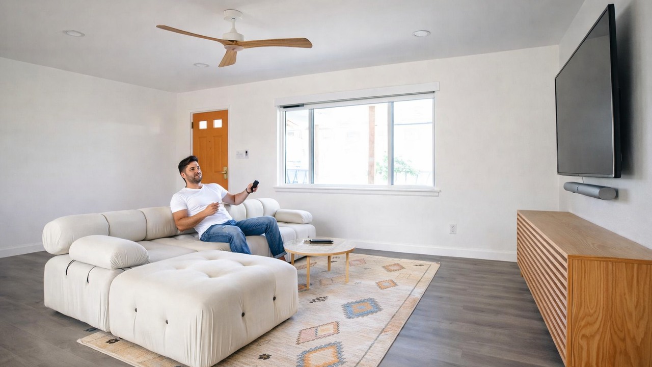 He removed a wall between his kitchen and living room — see the before ...