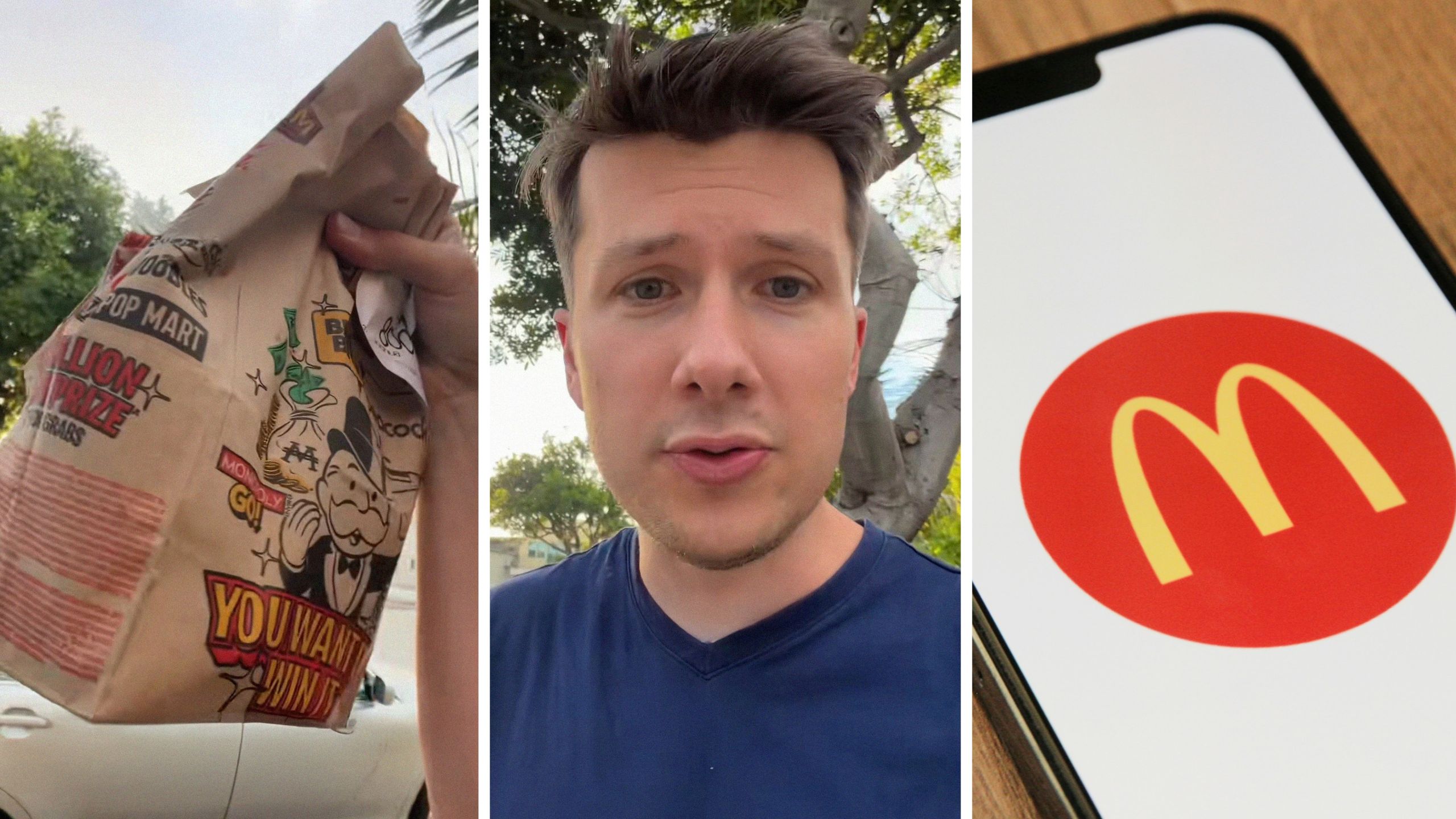 Bypass the limit: Man orders on McDonald's app. Then he logs in at the ...
