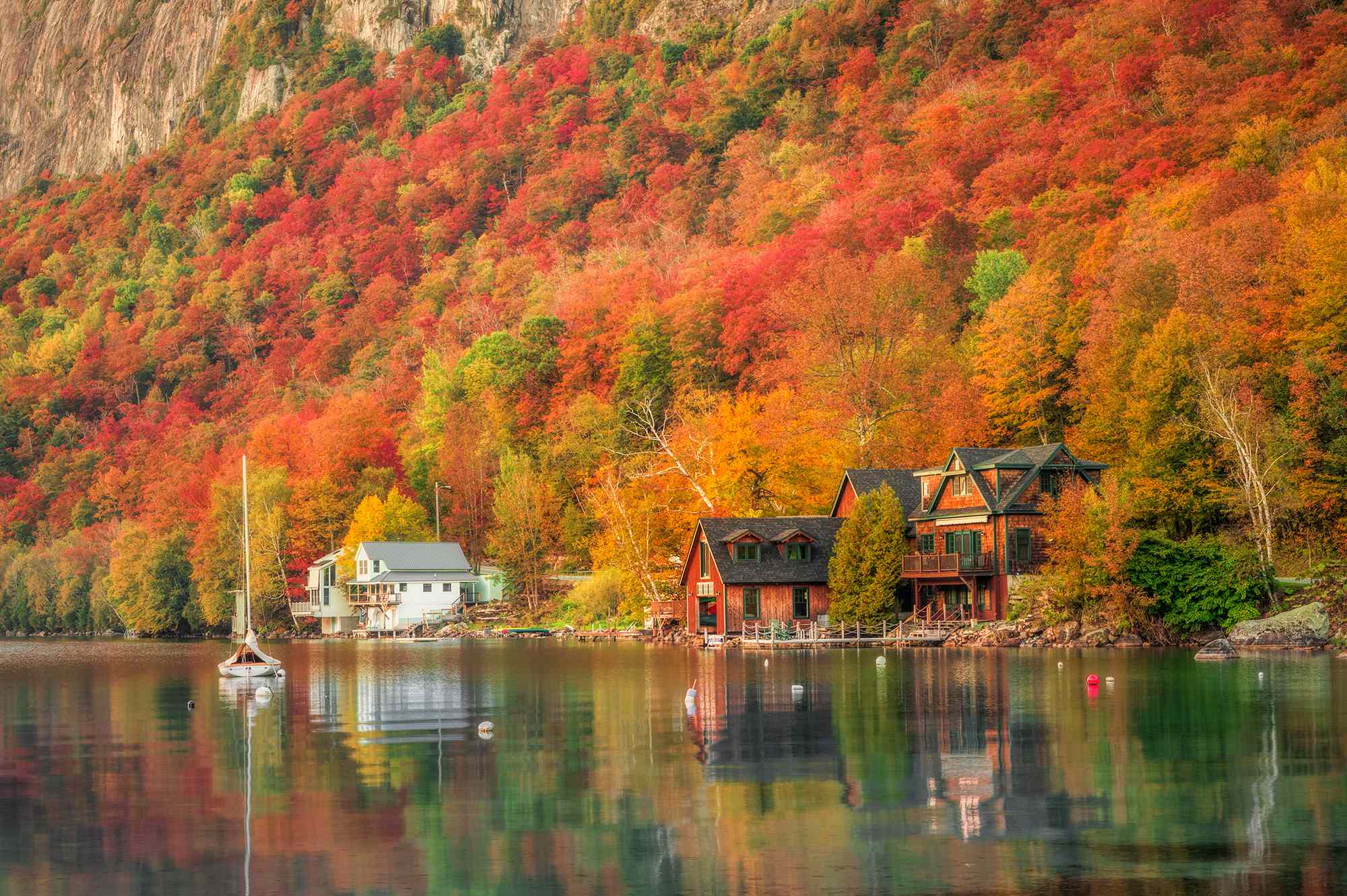 These hidden gem lake towns have the same stunning fall colors as ...