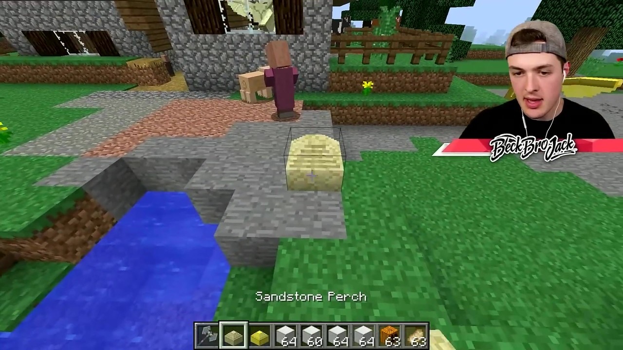 BeckBroJack upgrades iron golems to god golems in Minecraft