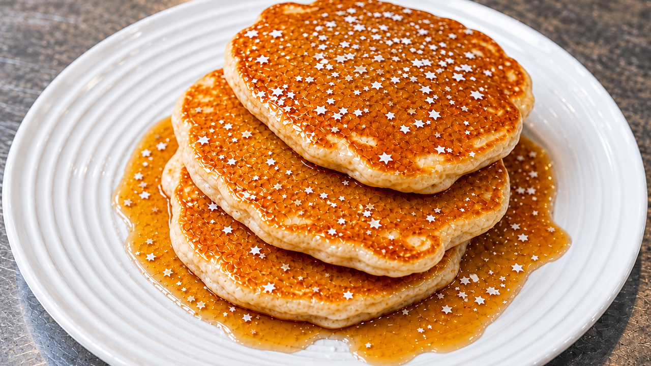 Malted milk powder elevates thick buttermilk pancakes