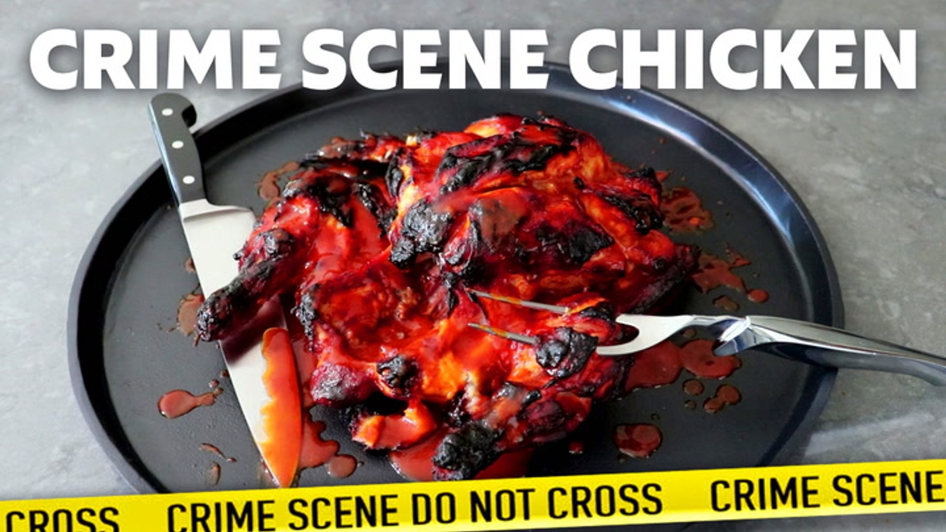 How to make crime scene chicken
