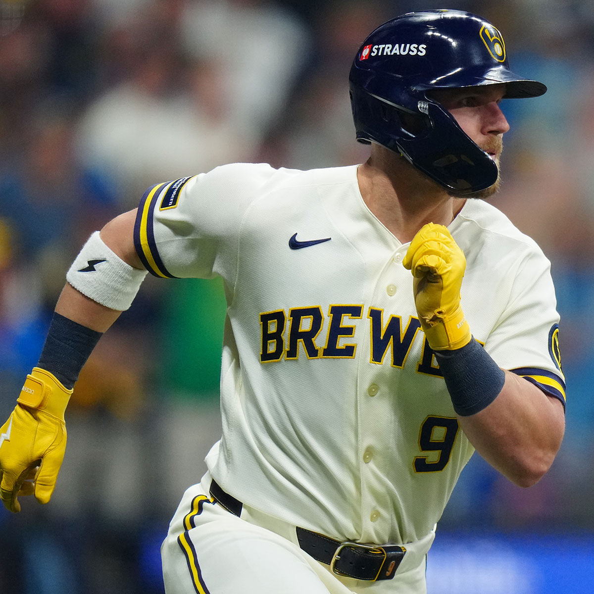 Brewers' Jake Bauers almost quit baseball. Then, his wife got pregnant