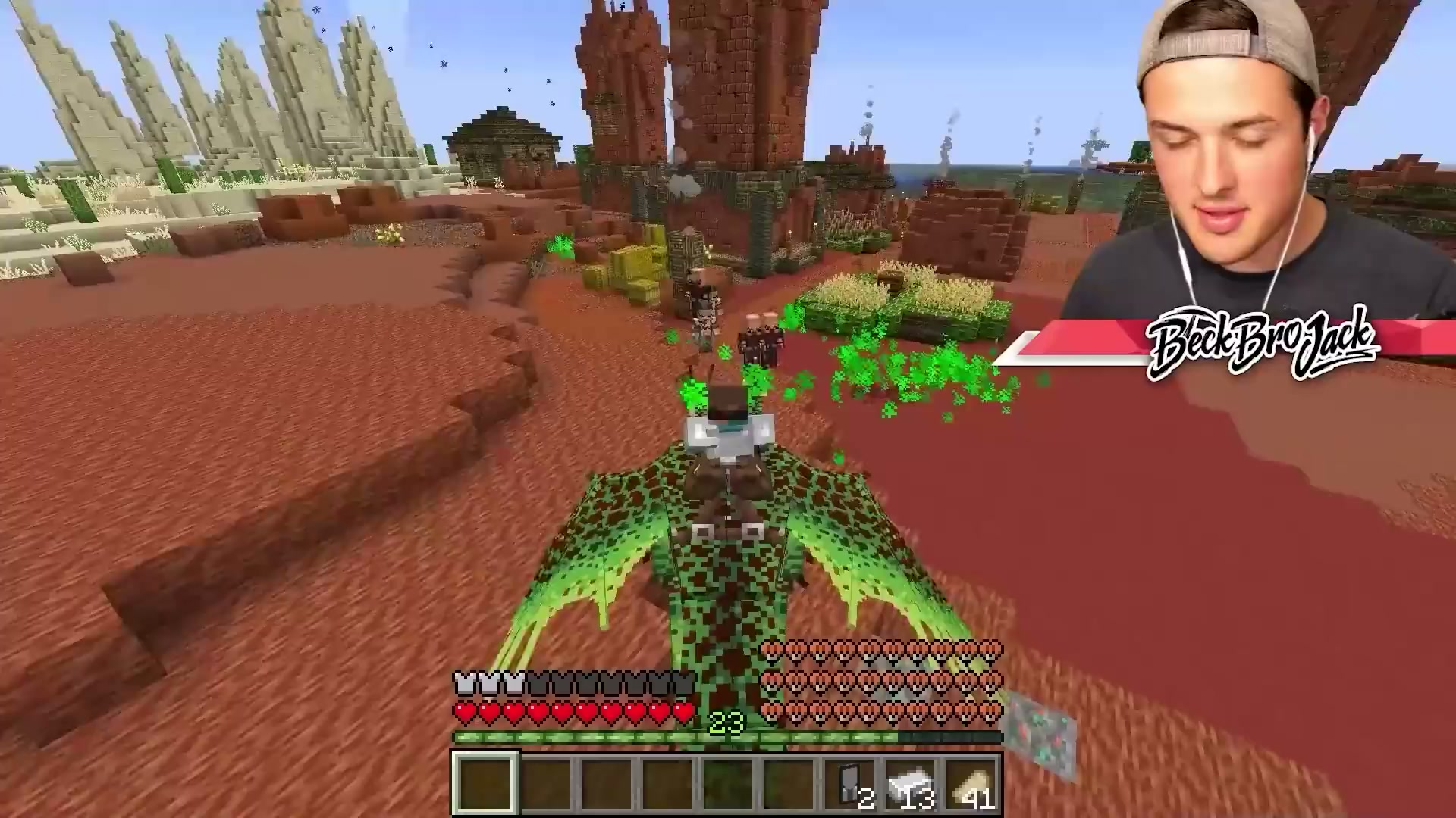 Naruto Uzumaki unlocks jutsu in Minecraft