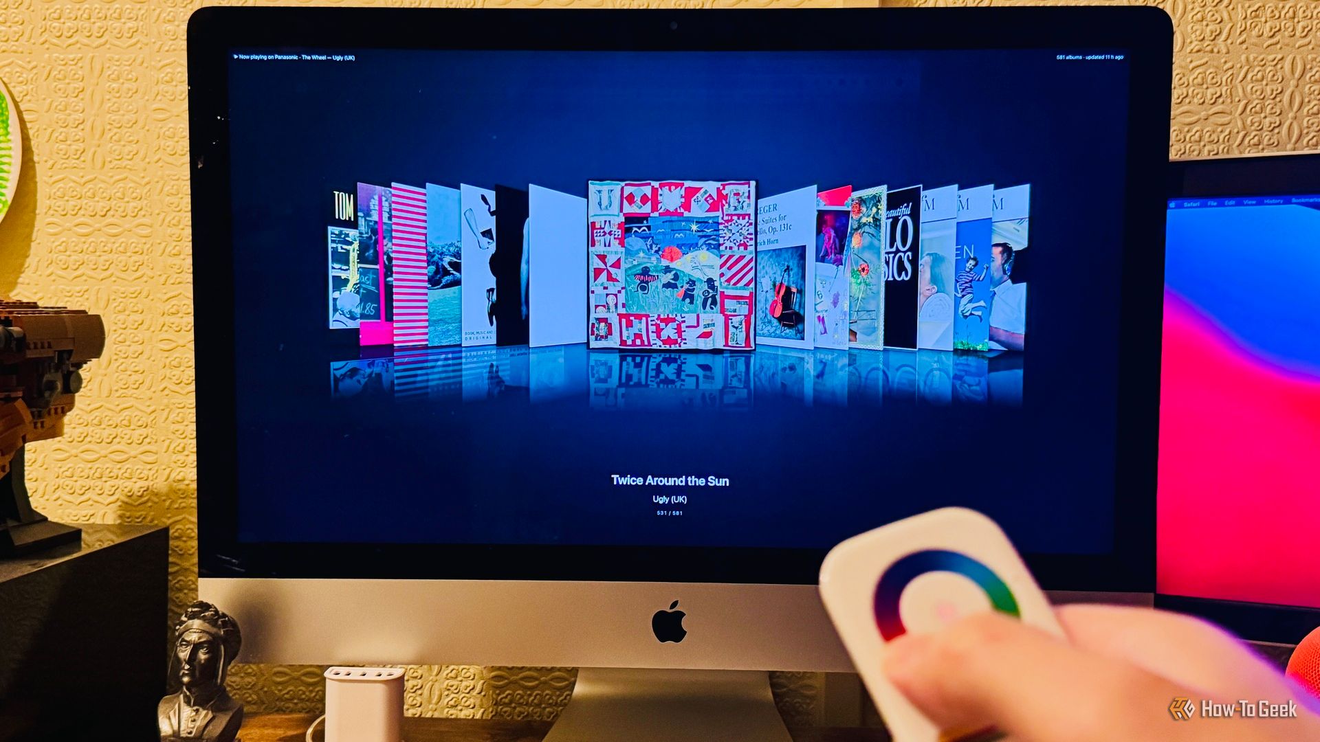 I gave Home Assistant a physical color wheel, and now I flip through ...
