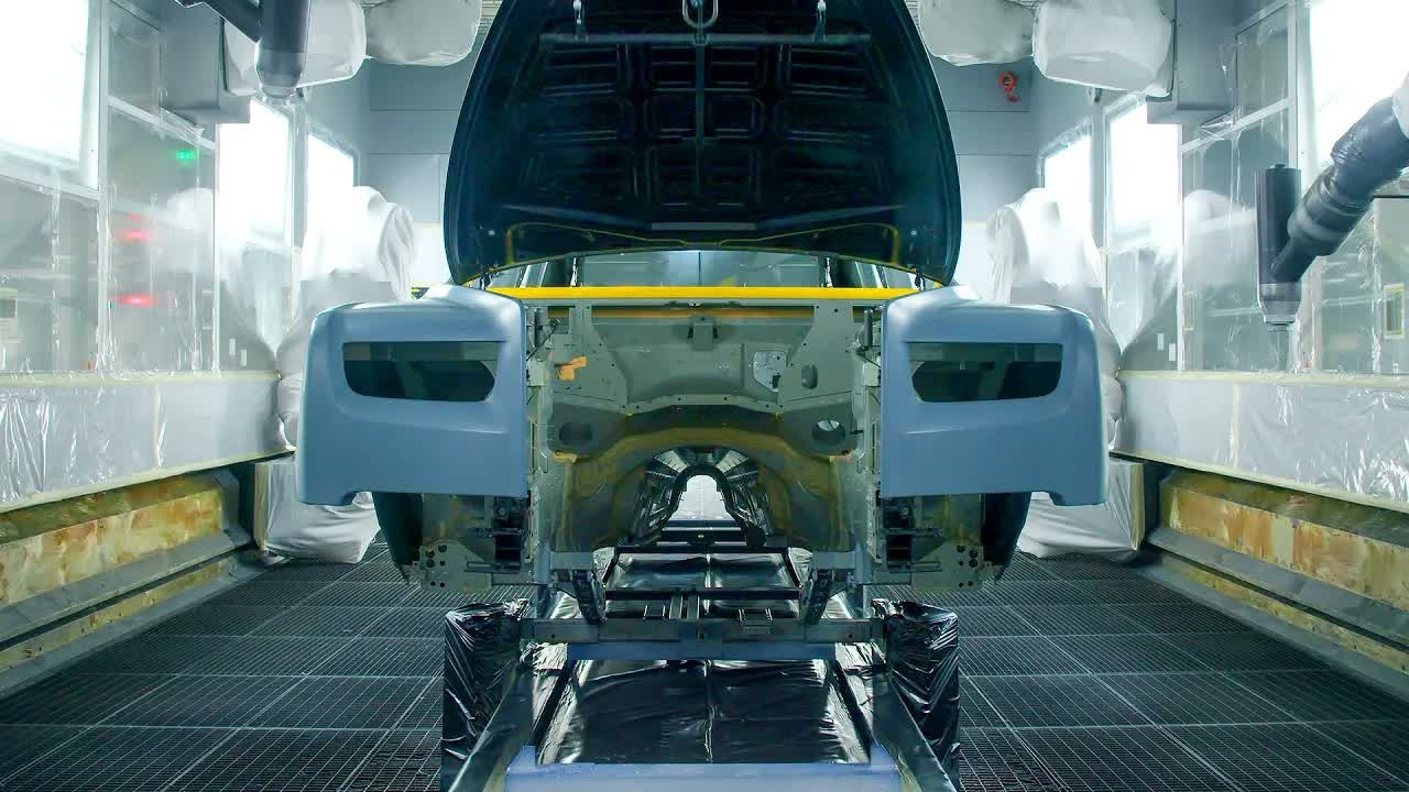 Rolls-Royce Phantom takes shape on the production line