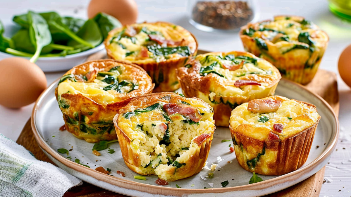 Klein, herzhaft, unwiderstehlich: Diese Rührei-Muffins sind zum Niederknien