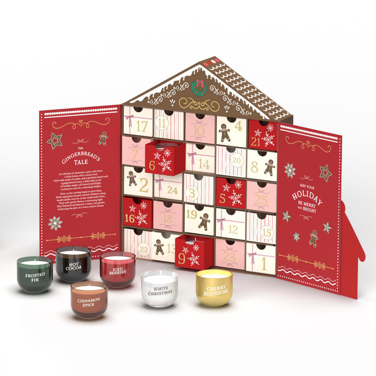 I got my hands on Aldi’s scented candle advent calendar – it’s the best ...