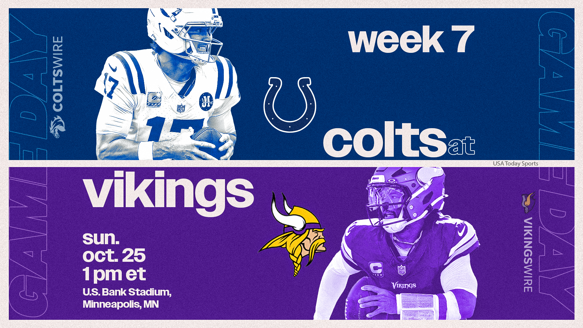 What channel is Vikings vs. Colts on today? Time/schedule for Week 7