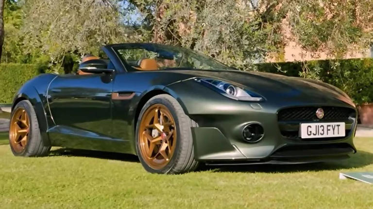 Jeremy Clarkson grew a Jaguar on his farm, and it has sheep's wool carpets