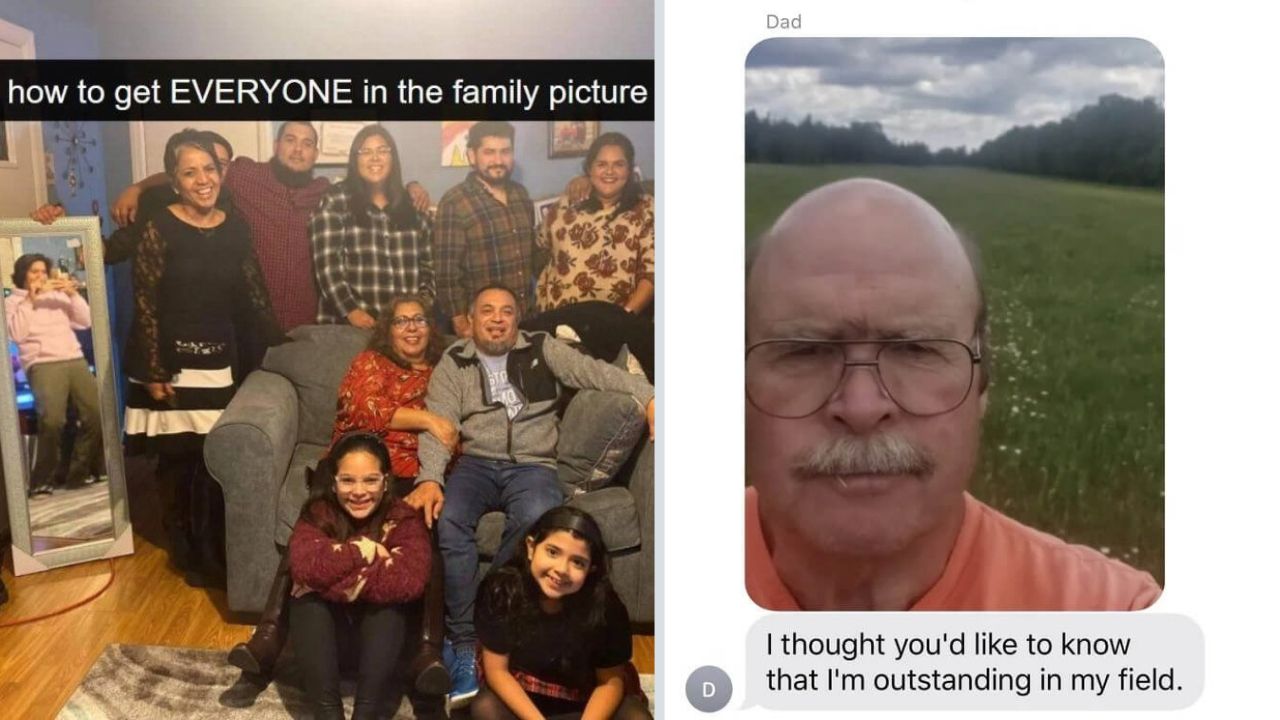 Family funnies that explain where the weirdness comes from