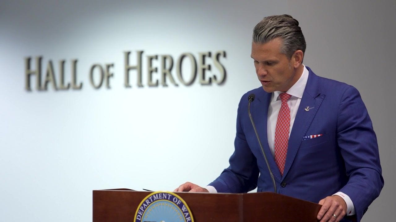 Hegseth’s staff drop, damage historic Eisenhower globe