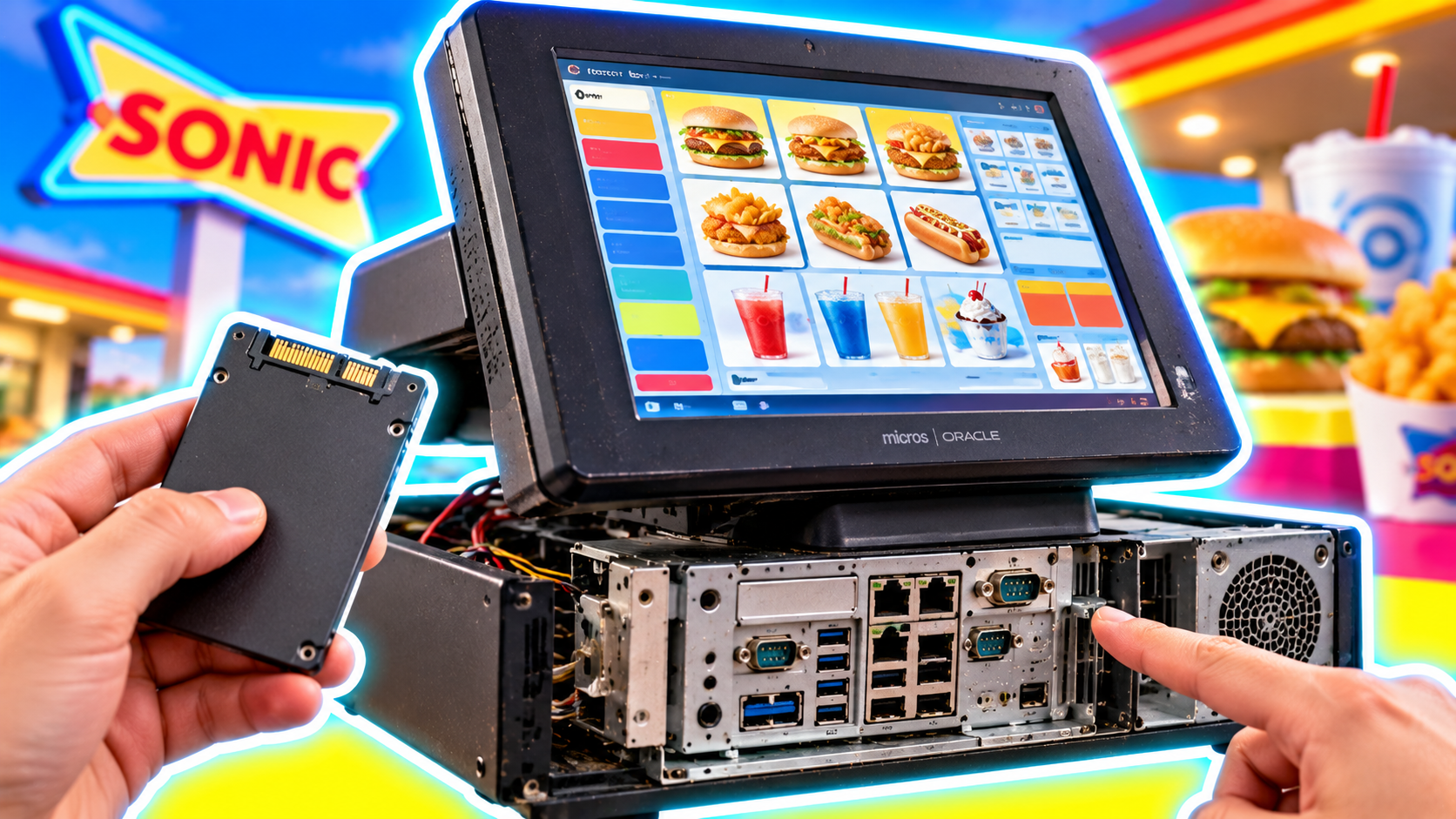 Sonic Drive-In OS - installing fast-food software on real hardware