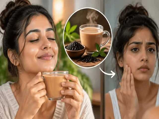 Does drinking too much tea really darken your complexion?