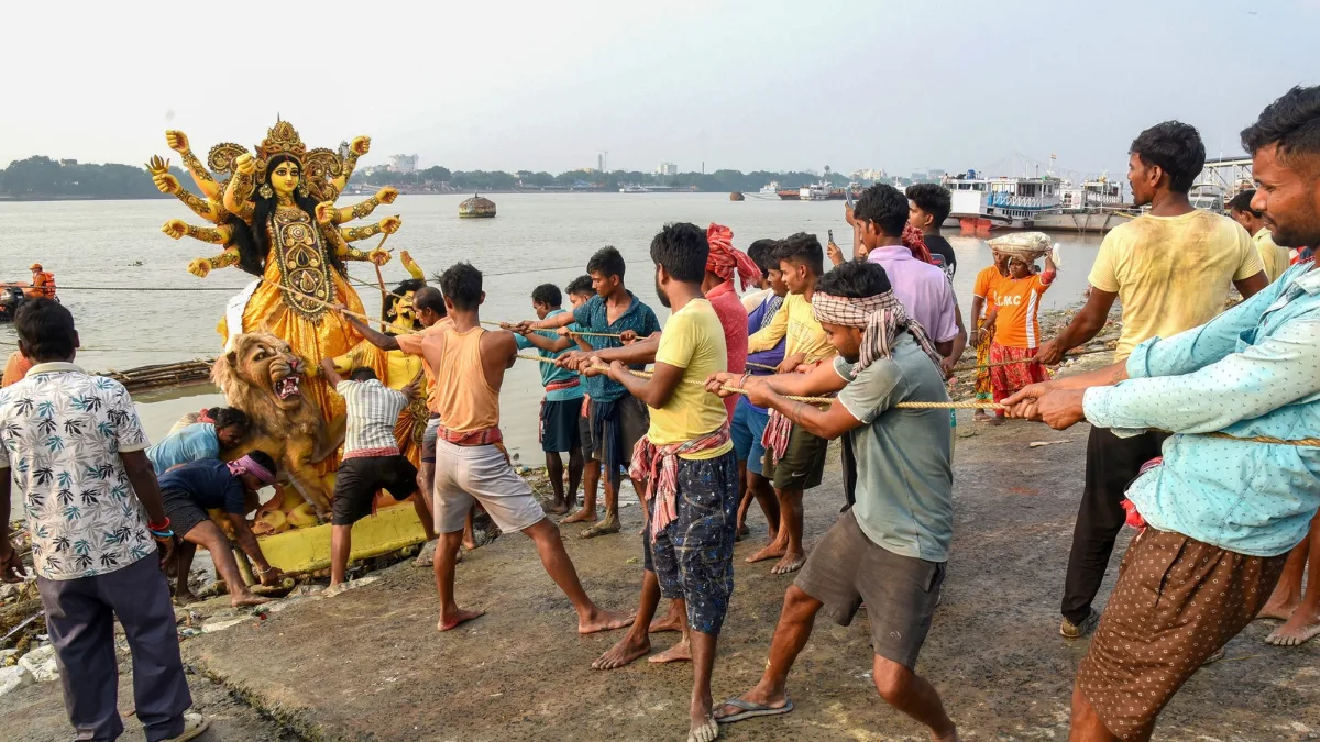 Kolkata civic body deploys 611 personnel for Durga Puja idol immersion