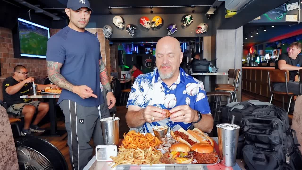 Notorious BOB takes on a strict chicken wing challenge in England